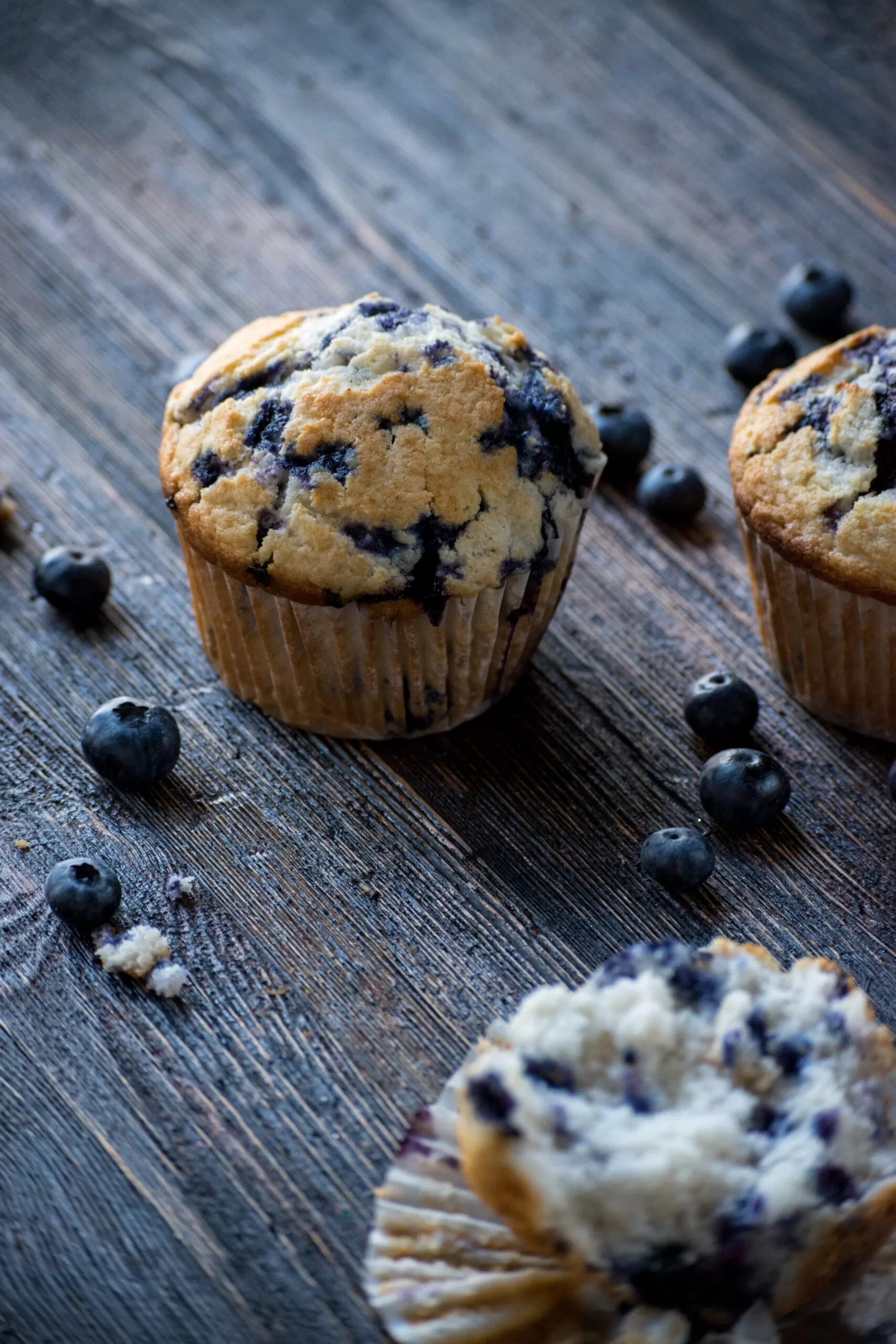 Make ahead blueberry muffins