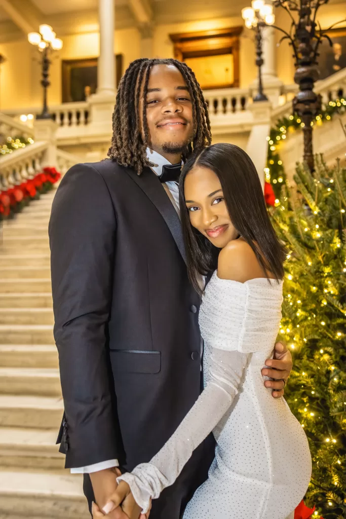 Engagement Photoshoot at the Georgia State Capital